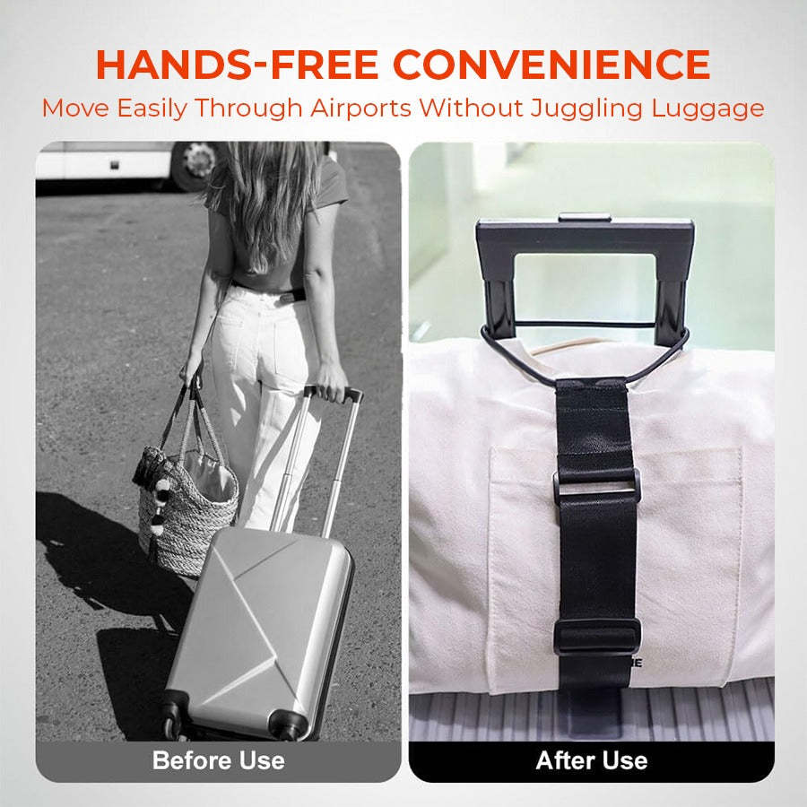 🔥Last Day 50% OFF🔥 Adjustable Luggage Strap Bungee for Suitcase Handle