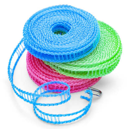 5M Windproof Portable Clothesline with Hooks