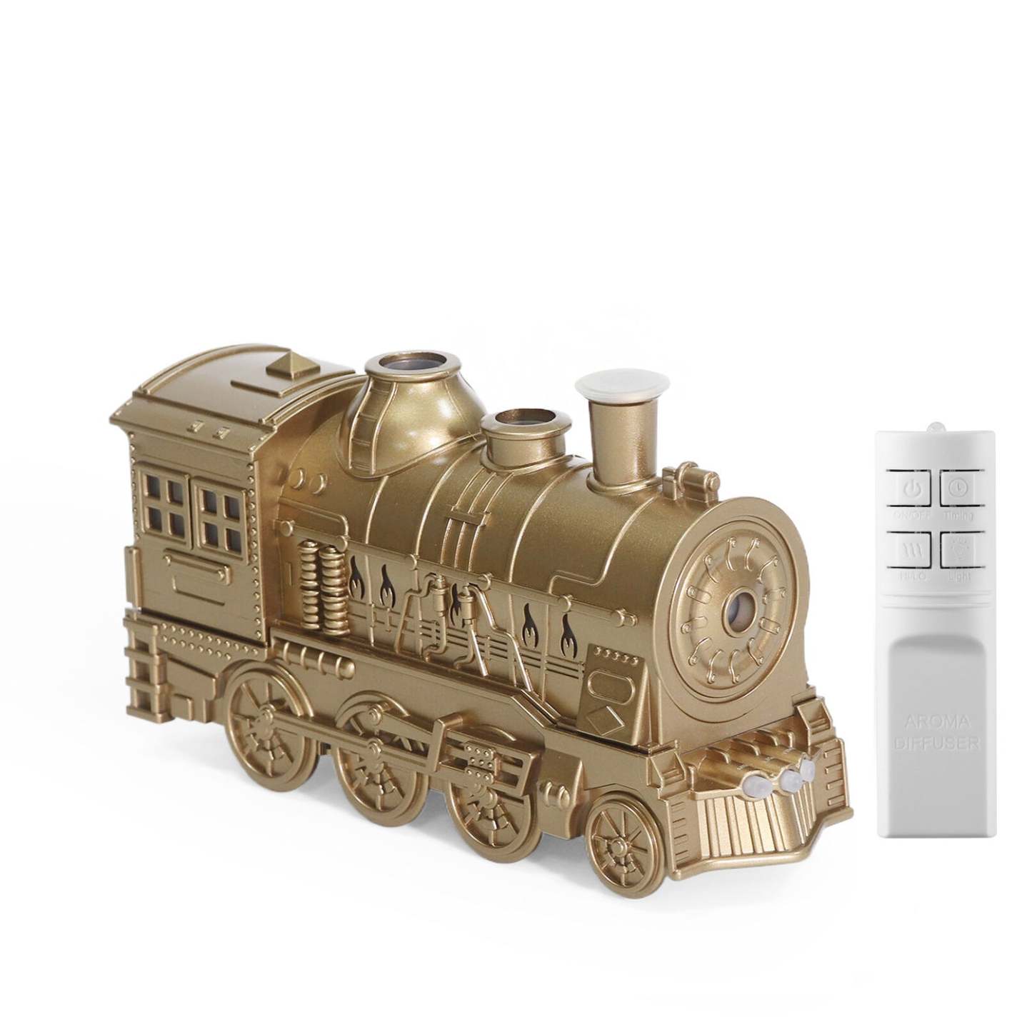 Vintage Steam Train Essential Oil Diffuser – 300ML Aromatherapy Humidifier
