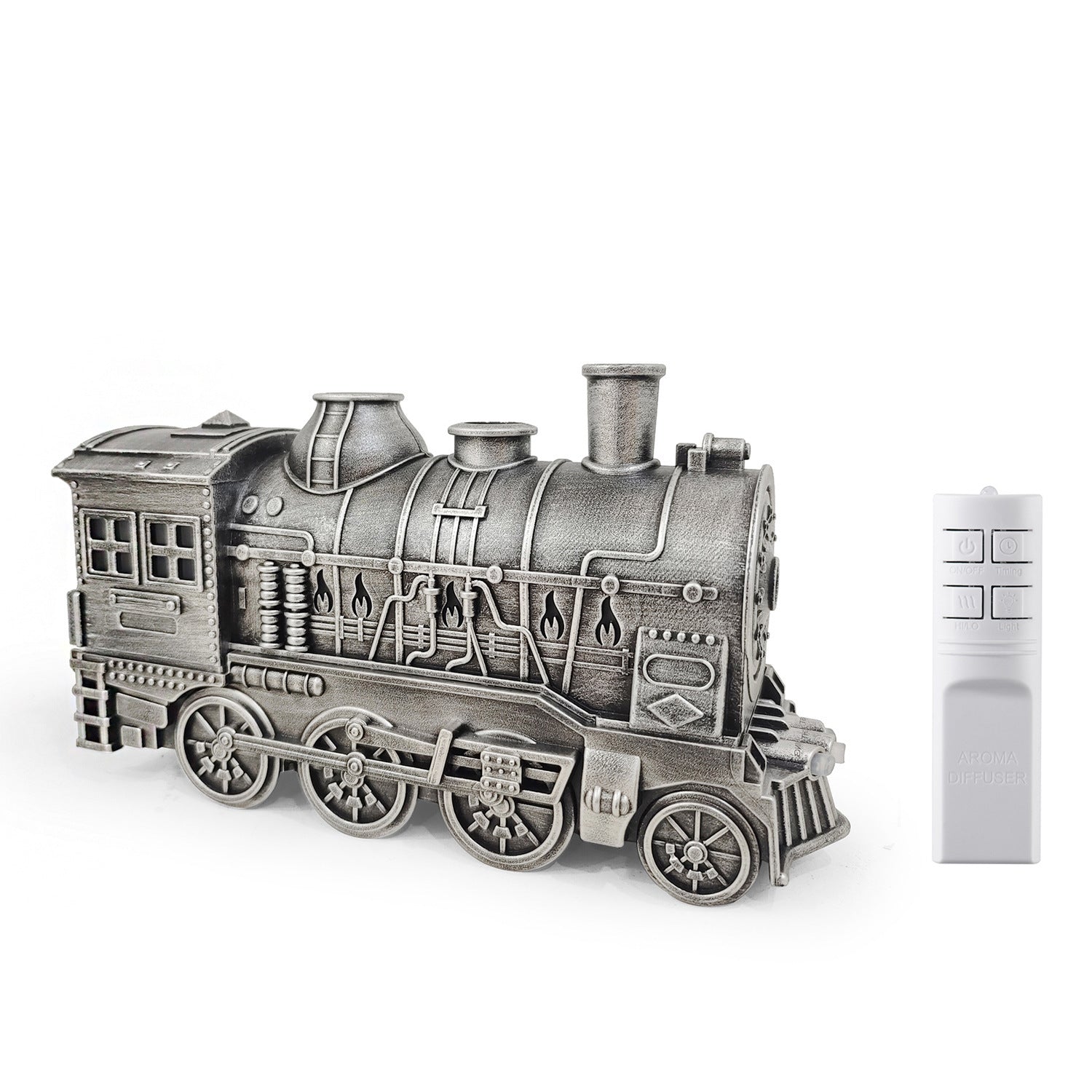 Vintage Steam Train Essential Oil Diffuser – 300ML Aromatherapy Humidifier