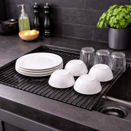 Roll-Up Sink Drying Rack