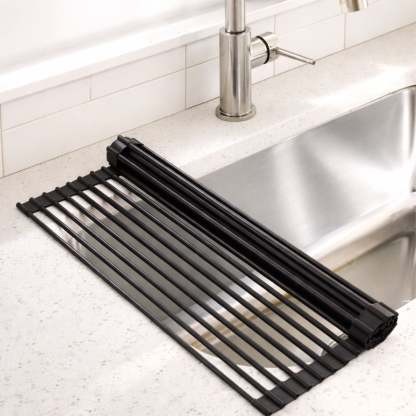 Roll-Up Sink Drying Rack