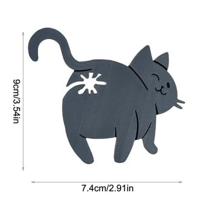 Cat’s Outta the Bag Cat Butt Bag Clips