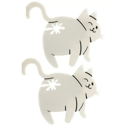 Cat’s Outta the Bag Cat Butt Bag Clips