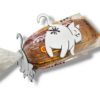Cat’s Outta the Bag Cat Butt Bag Clips