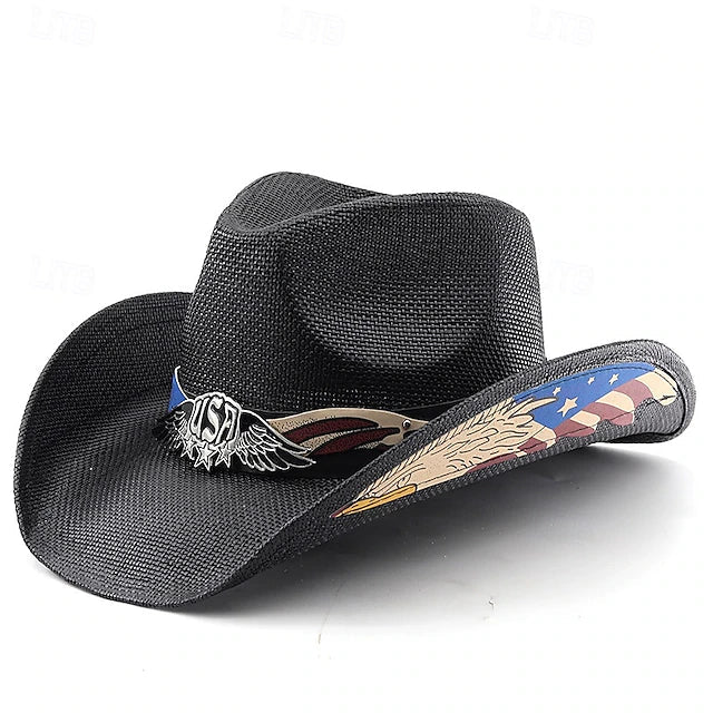 America Independence Day Patriot Cowboy Hat - Celebrate America's 250th Anniversary With Strength, Freedom & Pride