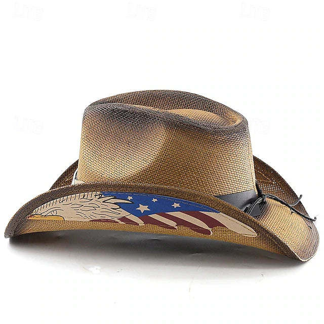 America Independence Day Patriot Cowboy Hat - Celebrate America's 250th Anniversary With Strength, Freedom & Pride