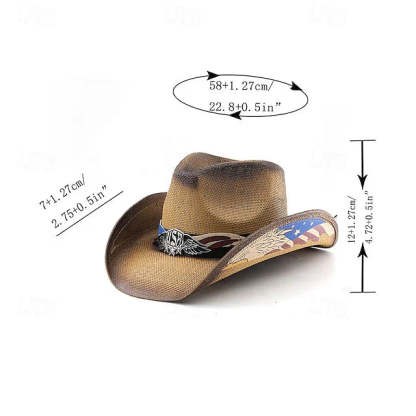 America Independence Day Patriot Cowboy Hat - Celebrate America's 250th Anniversary With Strength, Freedom & Pride