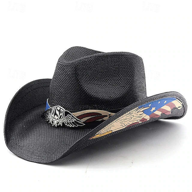 America Independence Day Patriot Cowboy Hat - Celebrate America's 250th Anniversary With Strength, Freedom & Pride