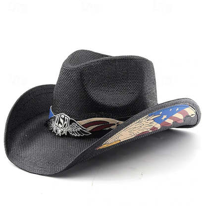 America Independence Day Patriot Cowboy Hat - Celebrate America's 250th Anniversary With Strength, Freedom & Pride