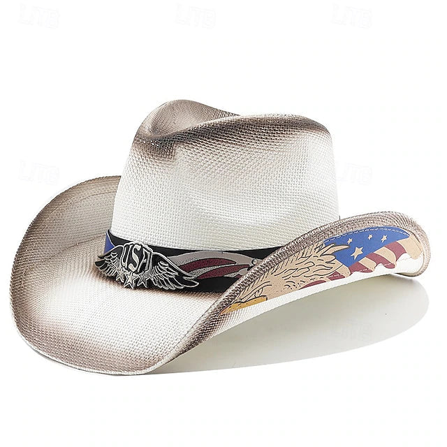 America Independence Day Patriot Cowboy Hat - Celebrate America's 250th Anniversary With Strength, Freedom & Pride