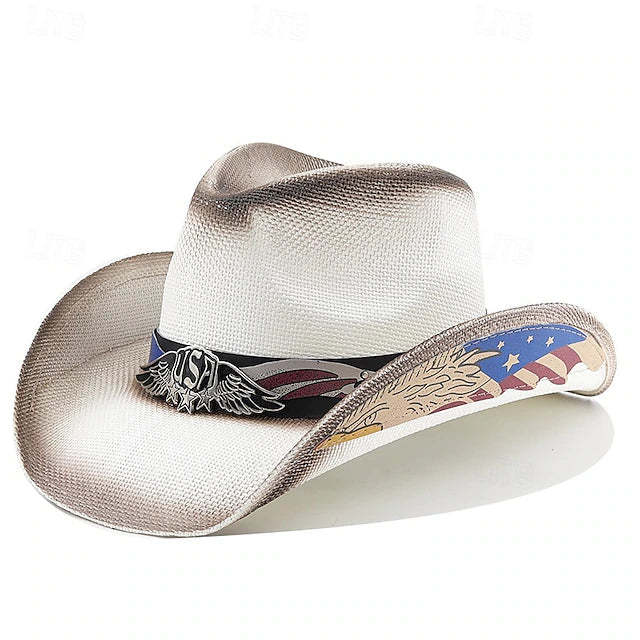 America Independence Day Patriot Cowboy Hat - Celebrate America's 250th Anniversary With Strength, Freedom & Pride