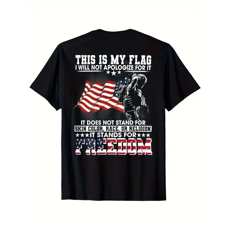 Unapologetically American: This Is My Flag Patriotic Men's T-Shirt/Sweatshirt/Hoodie
