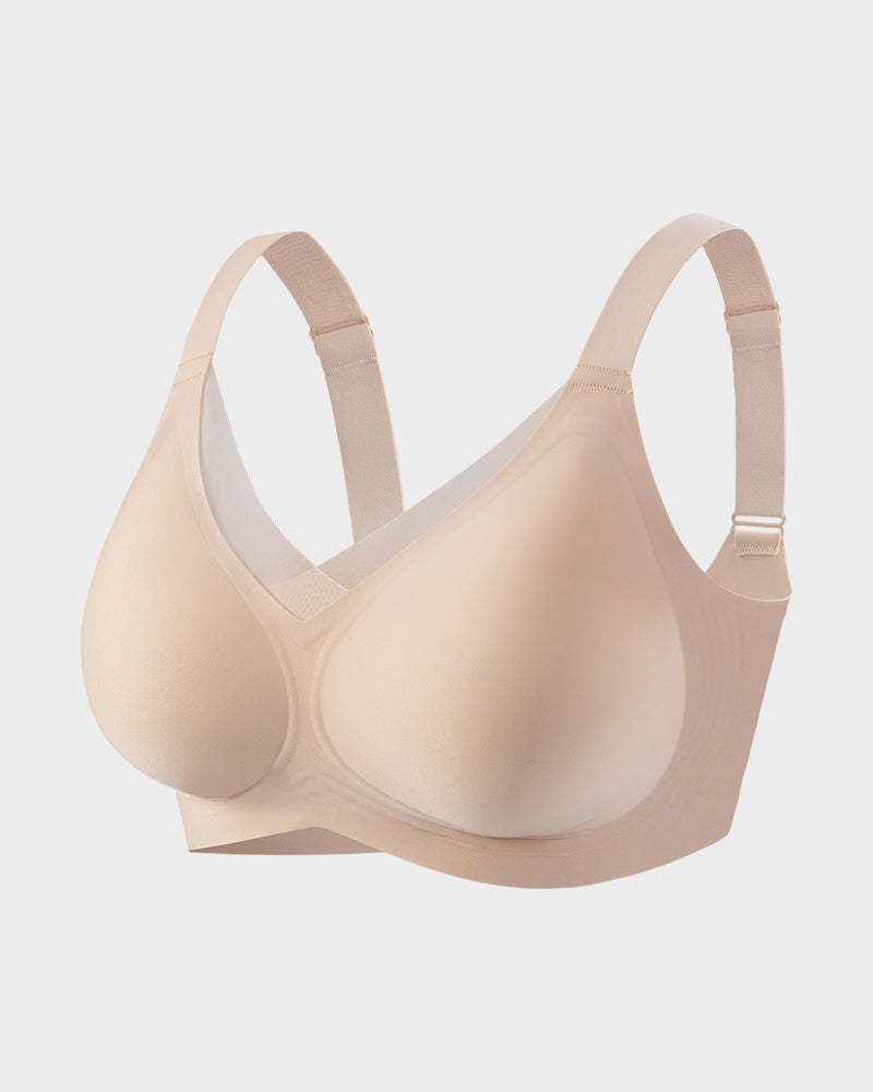 Womens Wireless Bras V Mesh Comfortable Bralette Supportive