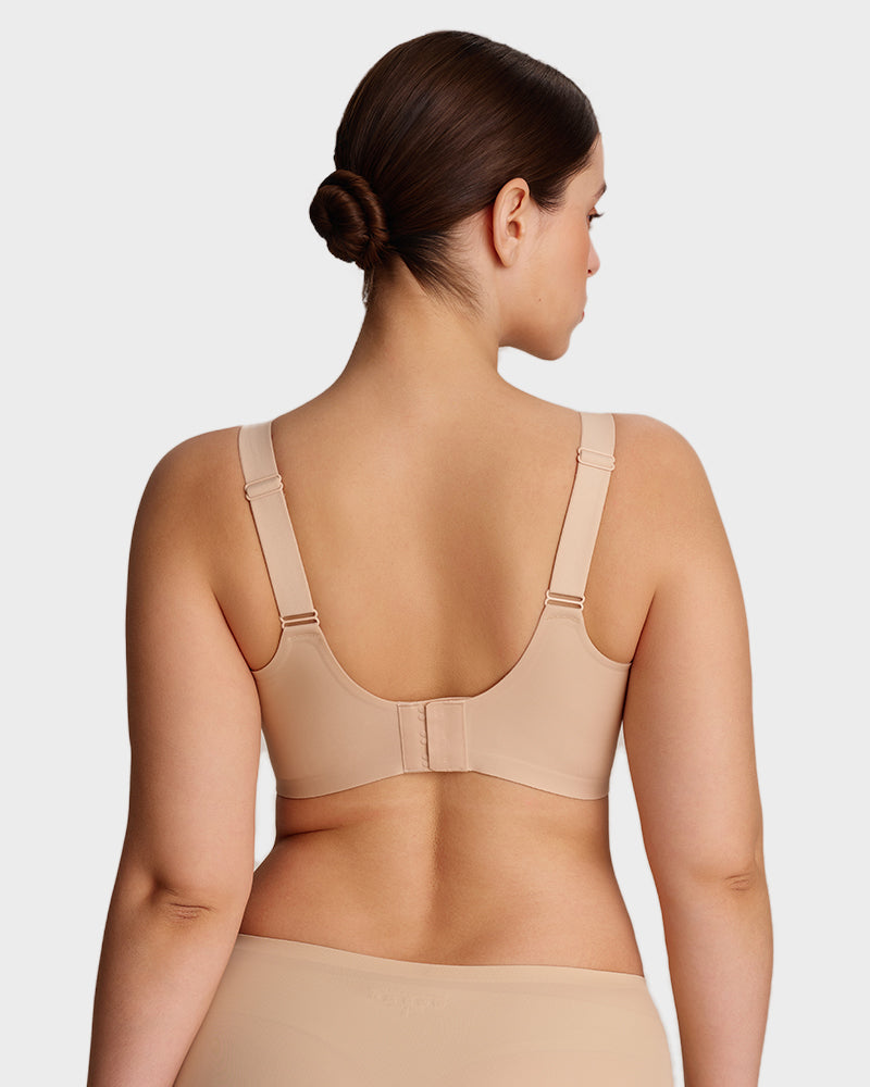 Womens Wireless Bras V Mesh Comfortable Bralette Supportive