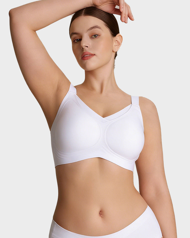 Womens Wireless Bras V Mesh Comfortable Bralette Supportive