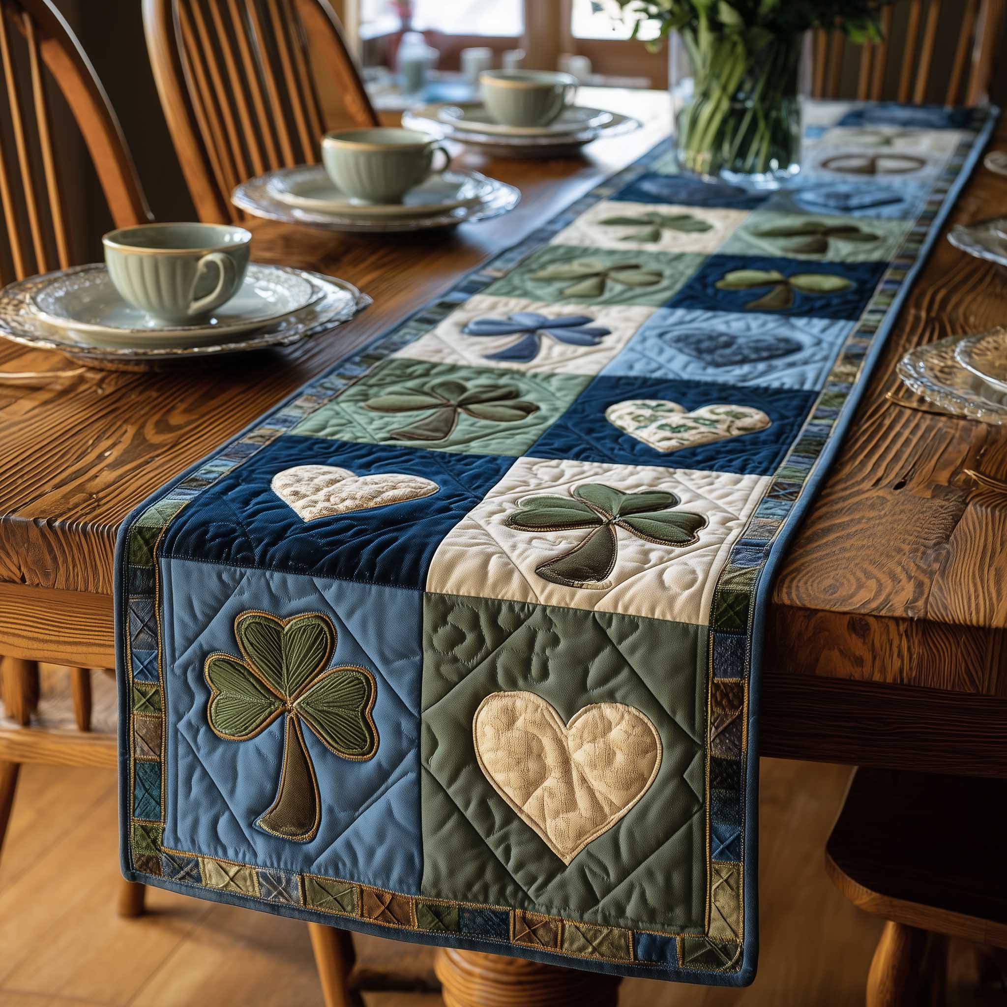 Irish Blessings Quilted Table Runner GFTOMA8747