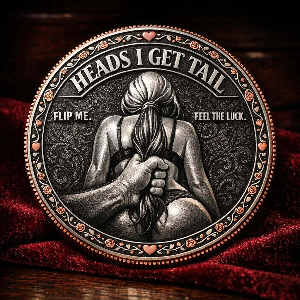 🌹Early Valentine Sale 60% OFF -❤️Heads I Get Tail / Tails I Get Head Commemorative Coin