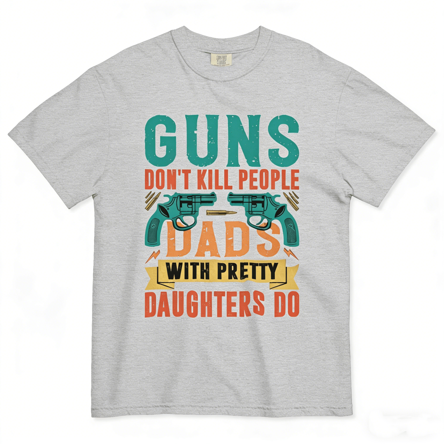🔥Last Day 50% OFF - Guns Don’t People Grandpas With Pretty Granddaughters Do T-Shirt