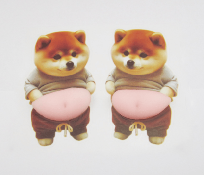 Chubby Shiba Inu Anti-Collision Sticker