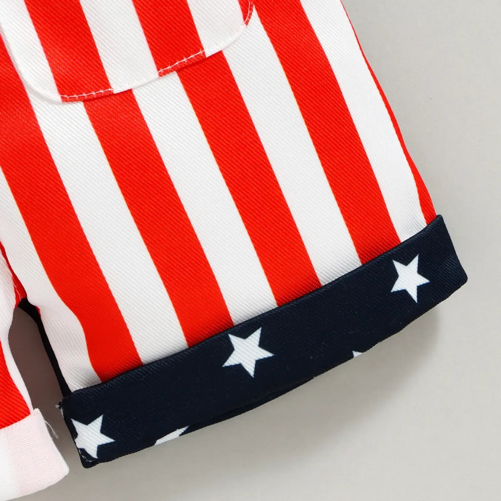 Hot Sale🔥🇺🇸 Toddler 4th of July American Flag Suspender Romper
