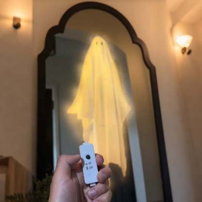 2025 Halloween Hologram Ghost Mirror, Spooky Scary Ghosts for Halloween Decor Indoor, Halloween Room Decor, Hallowmas Party Supplies