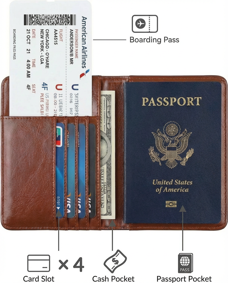 Paxilio RFID Passport Cover