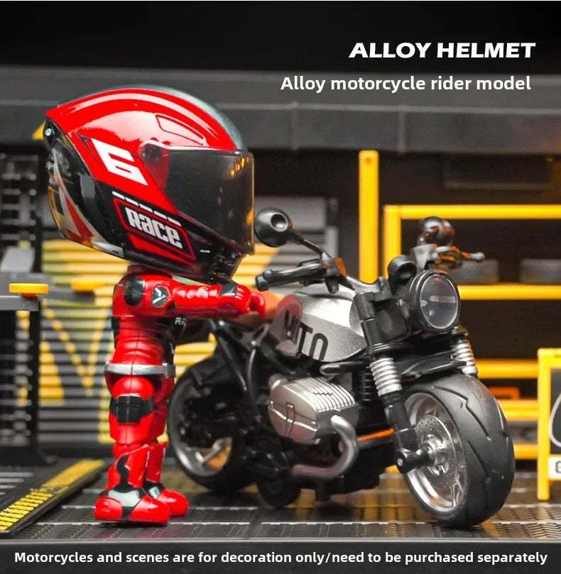 🔥🏍️Motorcycle Rider Model Toy