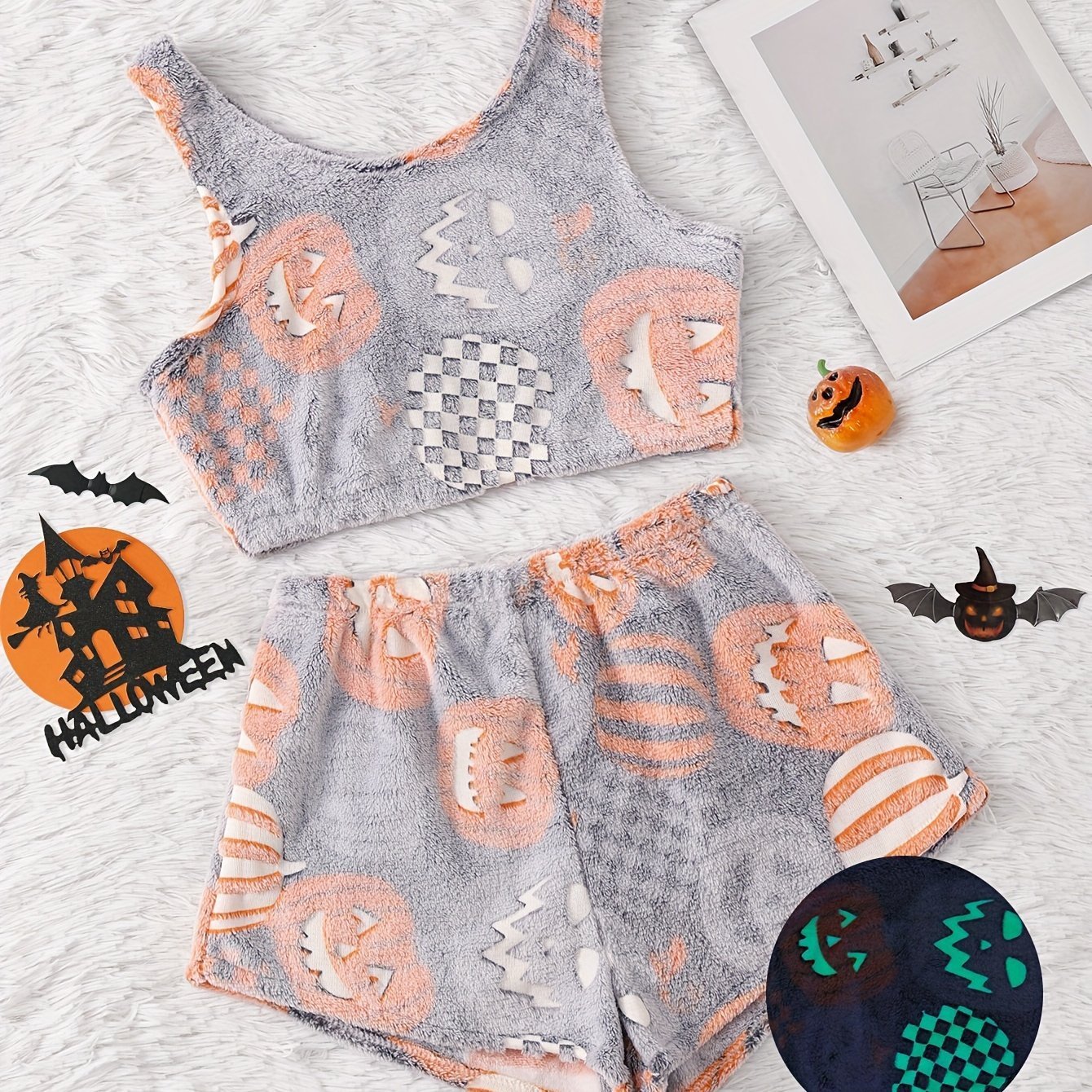 GloWitch Pro: Glow-in-the-Dark Halloween Pajama Set