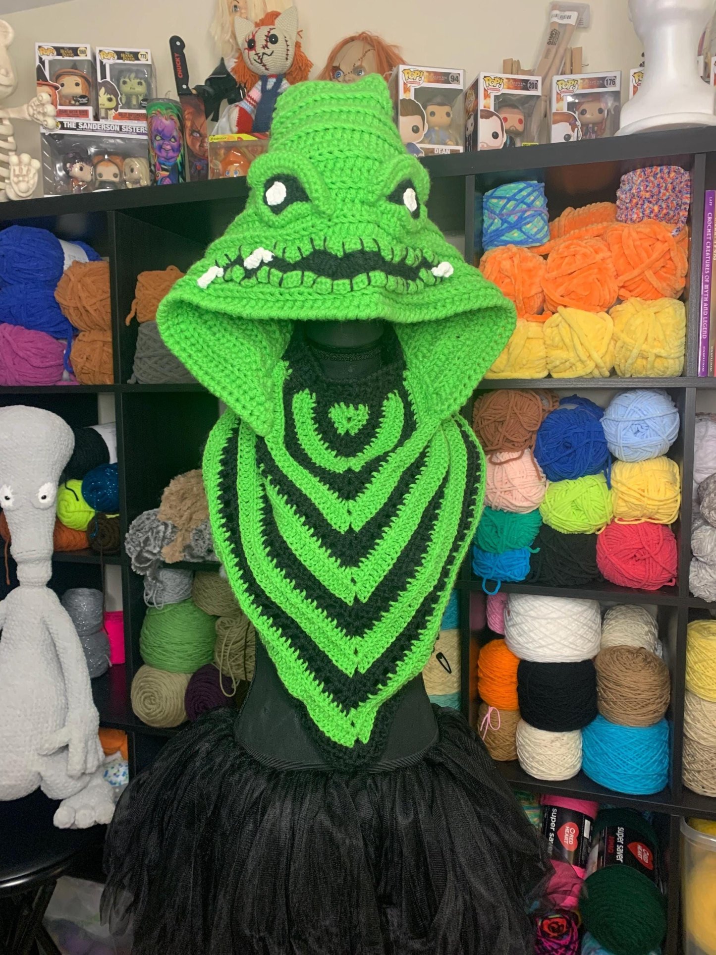 🏆 500K+ SOLD! – Almost Gone-⚡2025 USA New Burlap Chap Crochet Hood