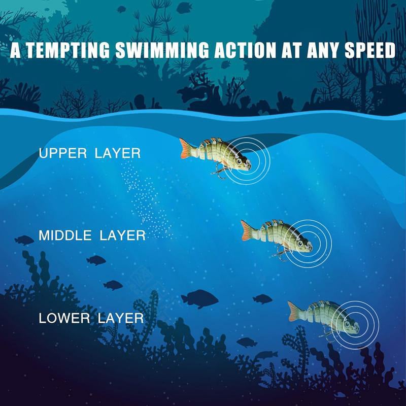 🐟Lifelike Fishing Lures for Freshwater and Saltwate