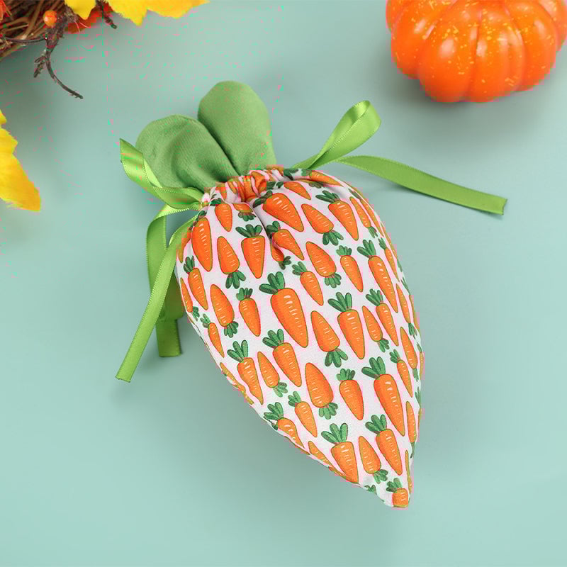 Easter Bunny Carrot Treat Bags – Festive Candy & Gift Party Favor Pouches