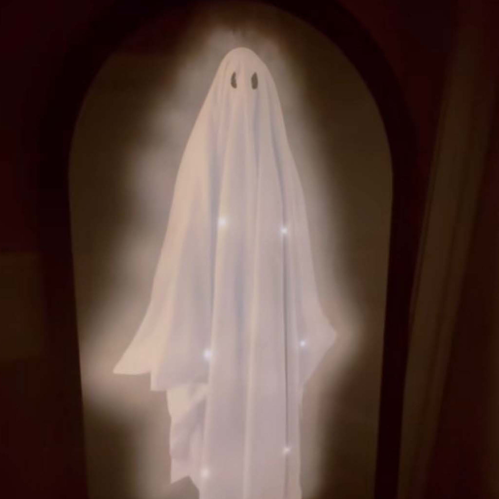 2025 Halloween Hologram Ghost Mirror, Spooky Scary Ghosts for Halloween Decor Indoor, Halloween Room Decor, Hallowmas Party Supplies