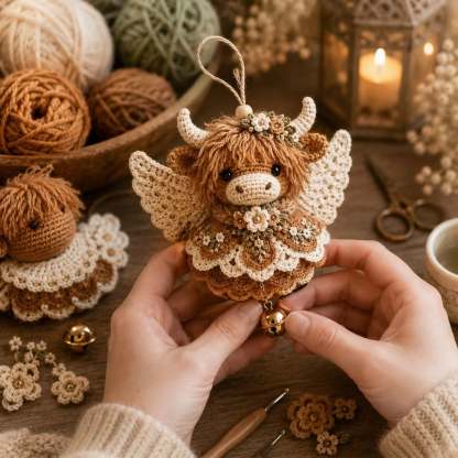 🔥 49% OFF- Animal Angel Crochet Ornament DIY Kit
