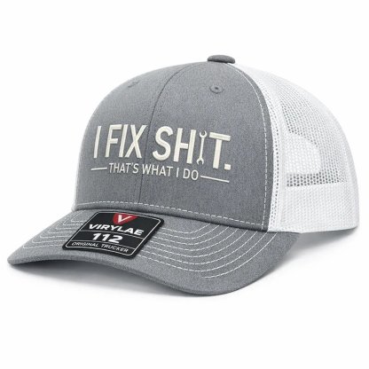 💥LAST DAY 50% OFF-🛠️ I Fix Shit Trucker Hat – Funny Mechanic & Fixer Cap