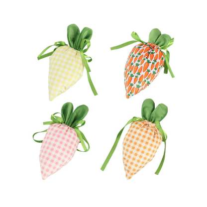 Easter Bunny Carrot Treat Bags – Festive Candy & Gift Party Favor Pouches