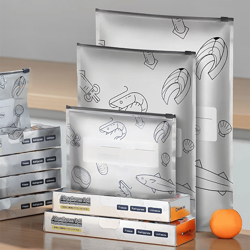 Aluminum Foil Antibacterial Sealing Bag (10 pcs)