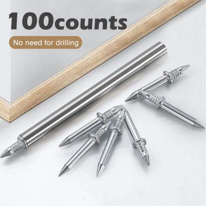 Double-Headed Skirting Thread Seamless Nail Non Marking