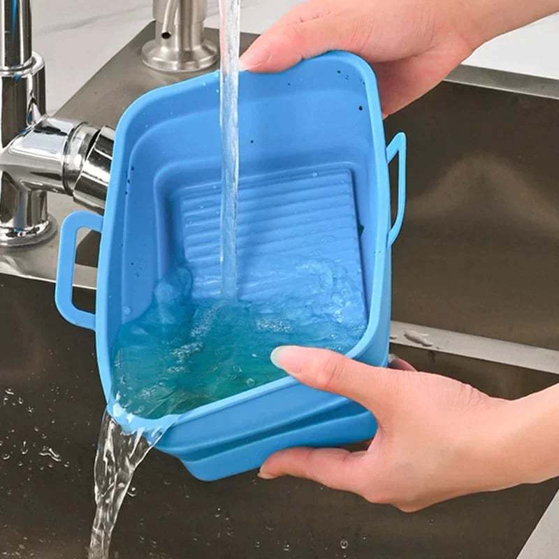 🏆 50K+ SOLD!⏰This Week Special Price.Foldable Air Fryer Silicone Baking Tray