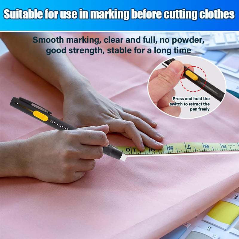 🔥Last Day 50% OFF🔥Heat Erasable Fabric Marker for Sewing, Embroidery, Quilting