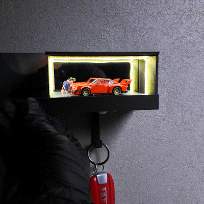 🔥LAST DAY ONLY 49% OFF🔥- Infinity Garage Key Holder, Illuminated Design, Rechargeable