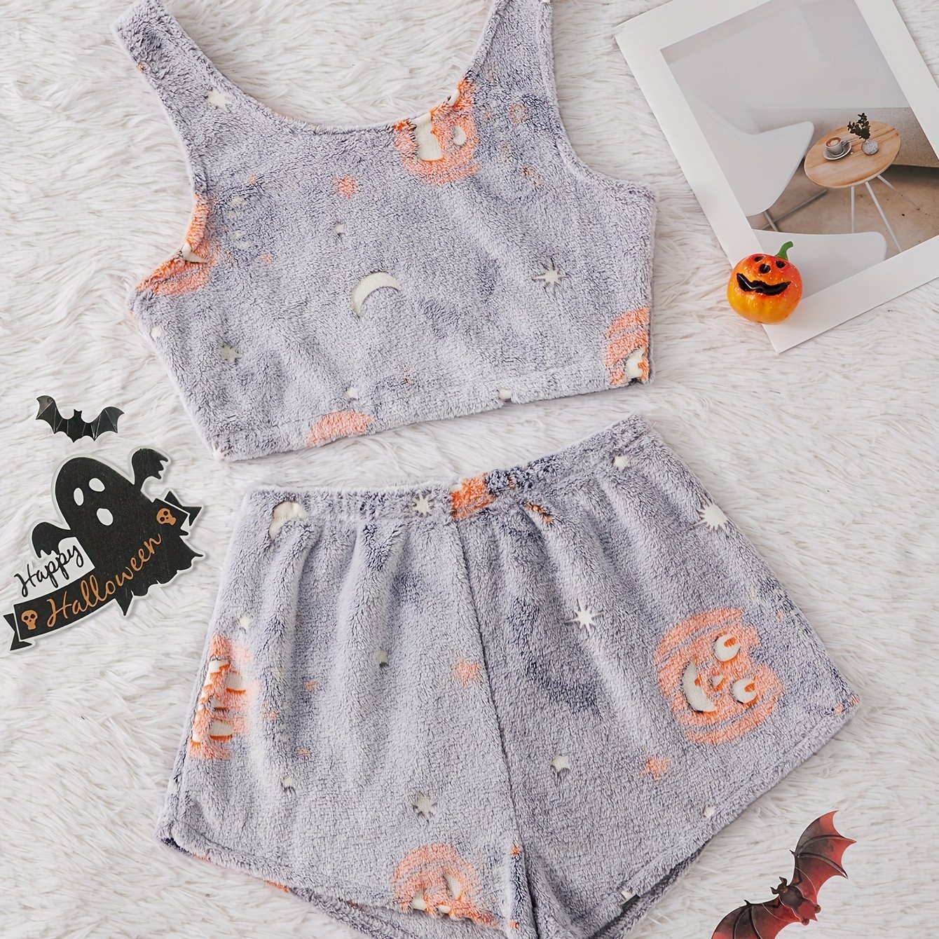 GloWitch Pro: Glow-in-the-Dark Halloween Pajama Set