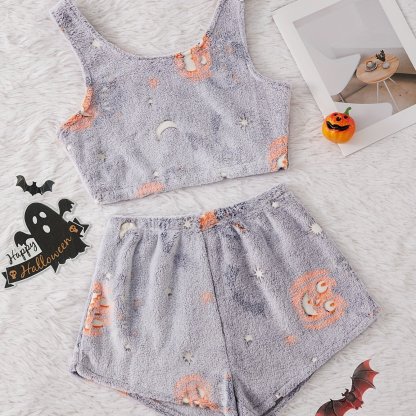 GloWitch Pro: Glow-in-the-Dark Halloween Pajama Set