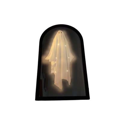 2025 Halloween Hologram Ghost Mirror, Spooky Scary Ghosts for Halloween Decor Indoor, Halloween Room Decor, Hallowmas Party Supplies
