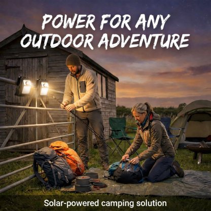 Outdoor solar garden lights and motion-activated lights 🌟