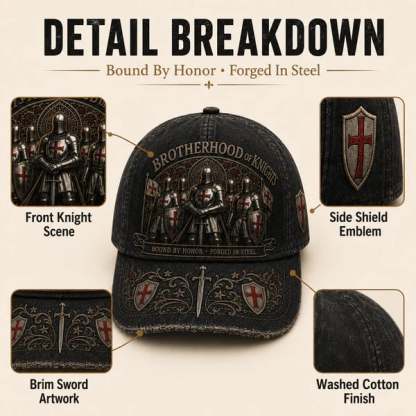 ⚔️ Brotherhood Of Knights Honor Cap 🎁