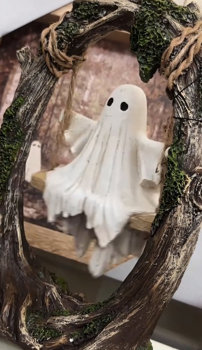🔥Early Halloween Offer👻2025 Ingredientp®Swinging Shadows: Ghost on a Tree Swing