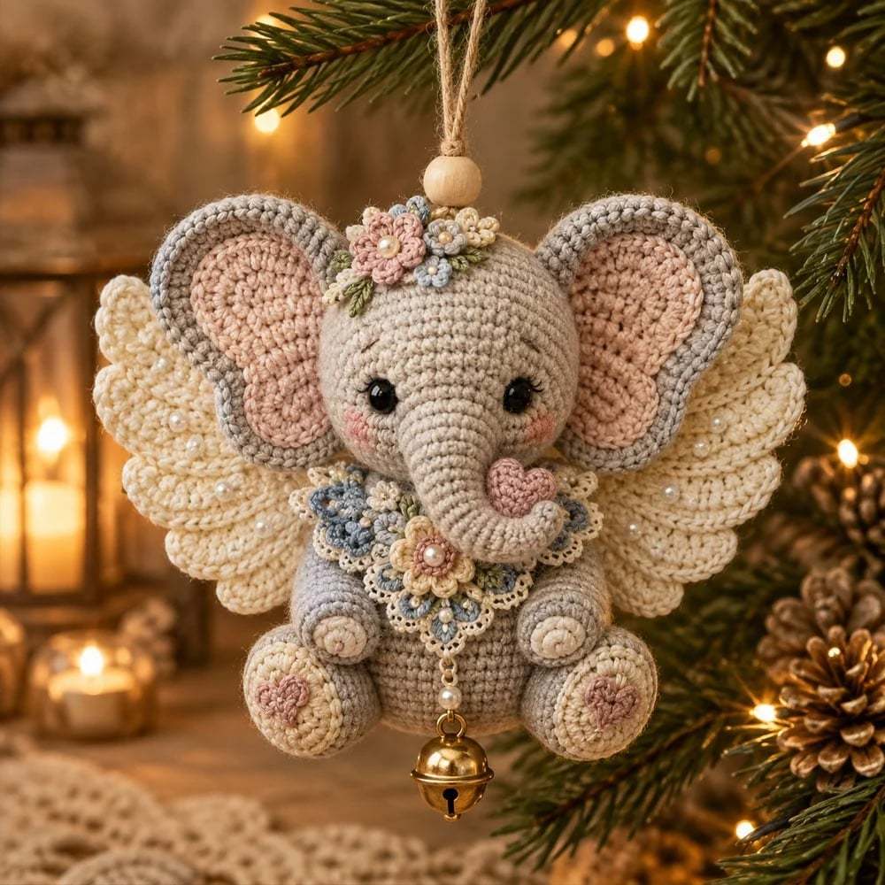 🔥 49% OFF- Animal Angel Crochet Ornament DIY Kit