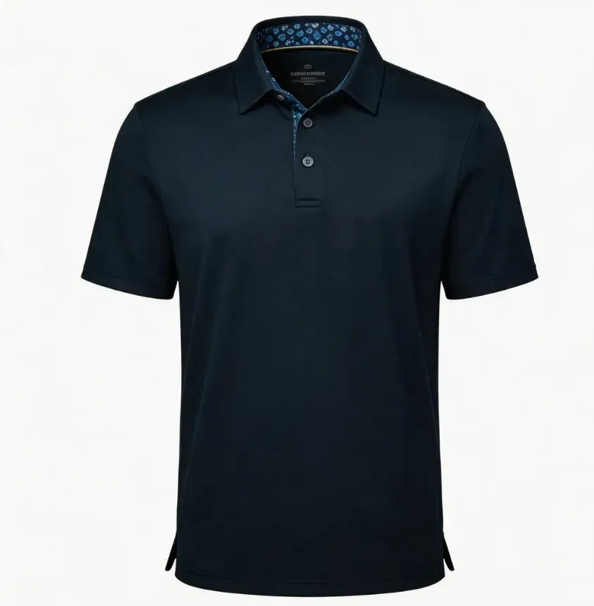 3-Pack Men's Performance Polo Shirts – Soft Breathable Cotton, 4-Way Stretch, Moisture-Wicking, Classic Collared for Work, Golf & Everyday Wear