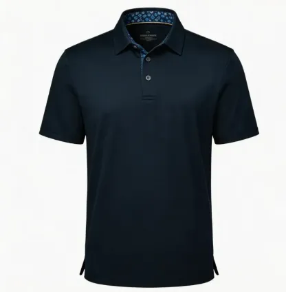 3-Pack Men's Performance Polo Shirts – Soft Breathable Cotton, 4-Way Stretch, Moisture-Wicking, Classic Collared for Work, Golf & Everyday Wear